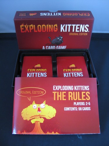 EXPLODING KITTENS A CARD GAME FOR PEOPLE WHO ARE INTO KITTENS & EXPLOSIONS - 7+ - Picture 6 of 7