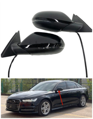 Power Folding C7 Car Side Door Mirror Pair for AUDI A6 S6 2012