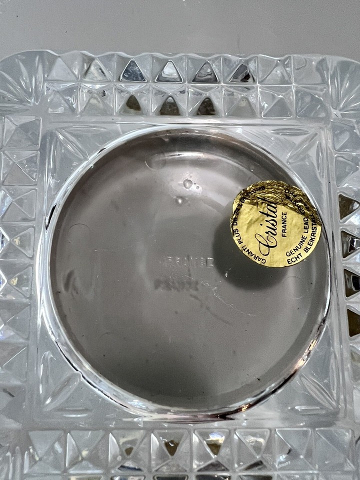 STAIGER Clock French Crystal Glass Quartz German Movement Desktop