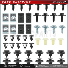 50Pcs For Toyota Lexus Under Engine Cover Clips Underbody Mudguard Shield Screws