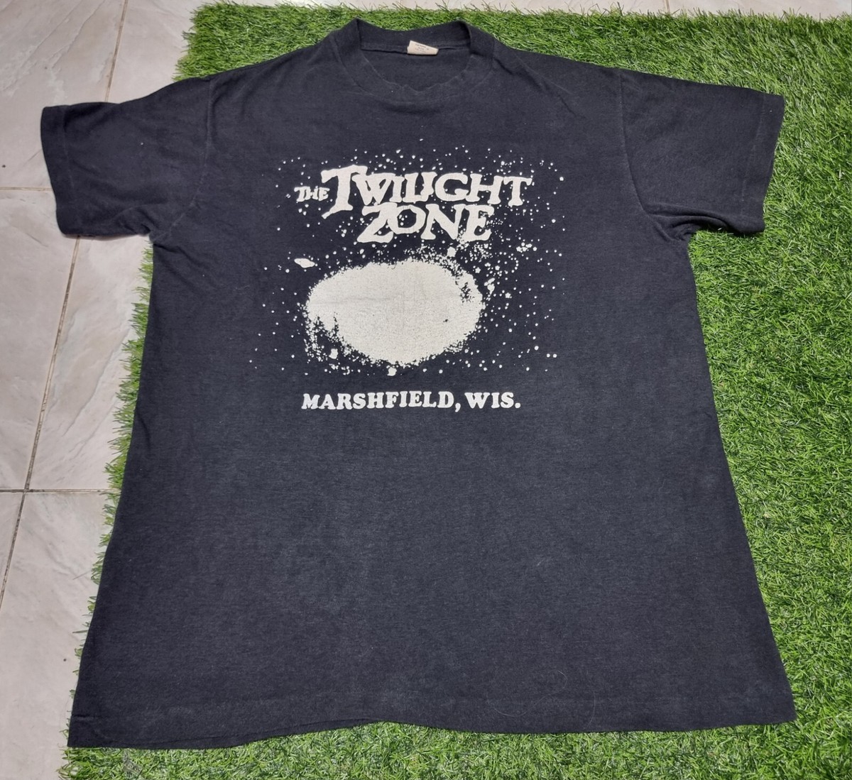 RARE Vintage 80's TV Movie THE TWILIGHT ZONE T-Shirt Rod Sterling