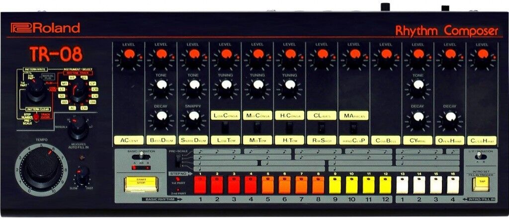 Roland Boutique TR-08 Rhythm Composer Drum Machine Sample CD