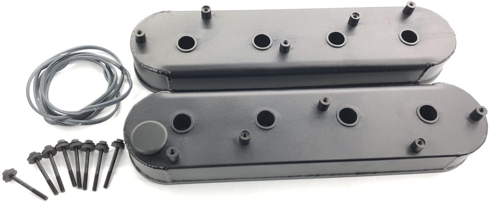 LS1 LS2 LS3 LS6 Fabricated Aluminum LS Valve Cover with Coil Mounts Black