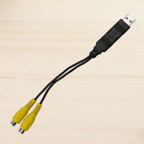 USB To CVBS RCA Video Cable 2 CVBS Output USB To RCA Cable Car Radio Accessories - Afbeelding 1 van 12