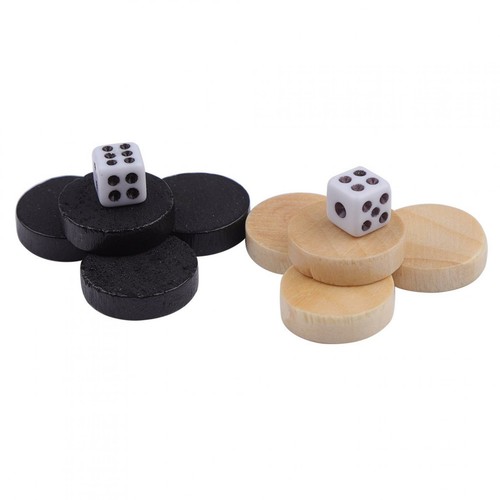 32Pcs Wooden Drafts & Checkers Chess Piece for Kids Board Game for Kids Learning - Picture 2 of 5