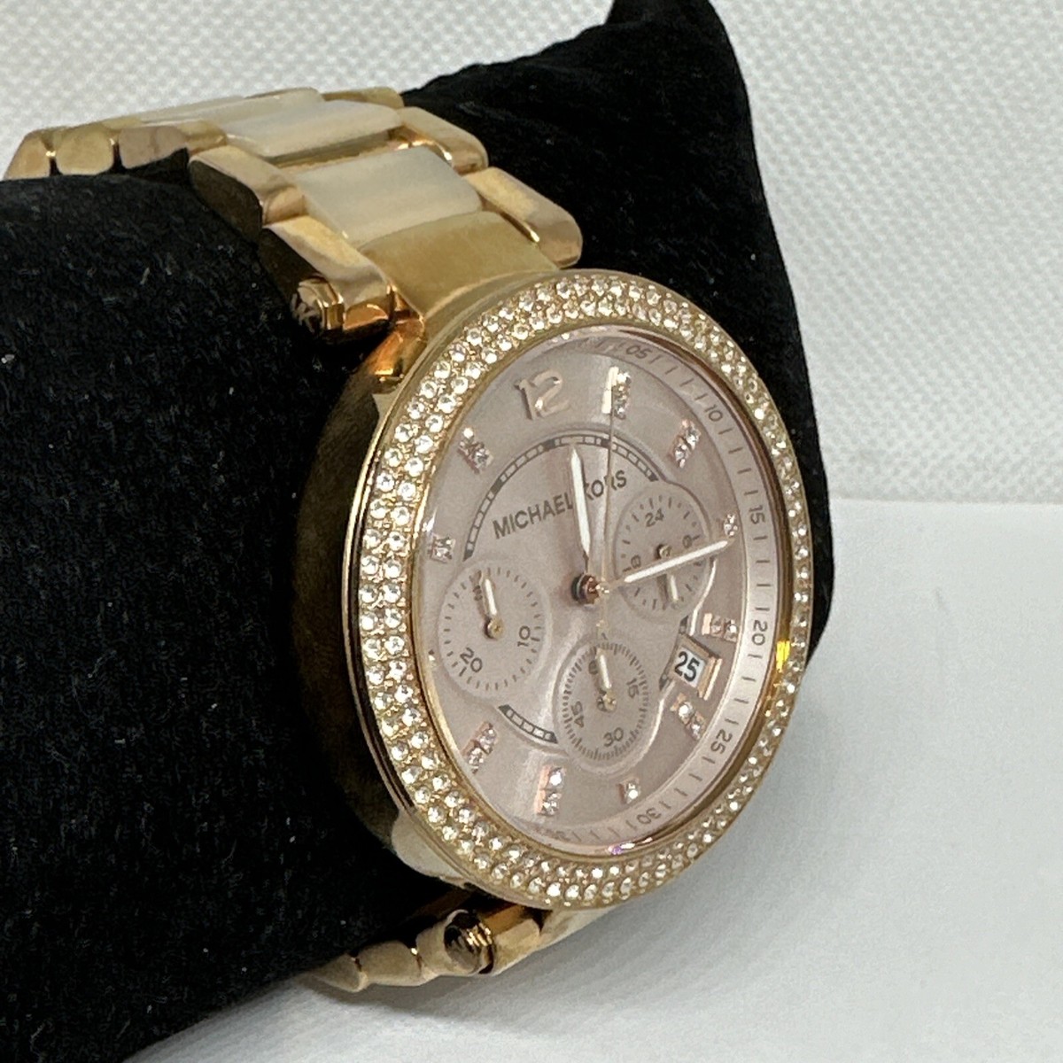 Michael Kors Parker MK5896 Women Rose Gold Analog Dial Quartz Wrist Watch NUL42 Hands on with the Michael Kors MK5896 - YouTube main image 3