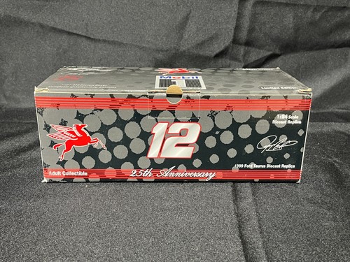 NASCAR 25th Ann. Chrome #12 Jeremy Mayfield Mobil 1999 1:24 Model w/ Box & COA - Picture 3 of 11