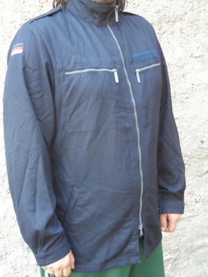 Bw Marine Bordjacke Arbeitsjacke Jacke  Gr. XXL  (56) grauer Reißverschluss