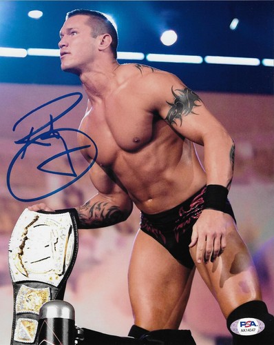 Randy Orton WWE Signed Autograph 8x10 Photo #3 w/ PSA COA - Picture 1 of 2