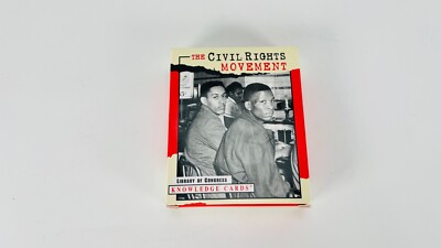 The Civil Rights Movement Knowledge Cards Library Of Congress MISC1 Sealed