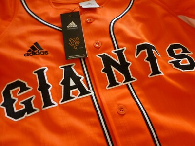 NEW Adidas Japan Made TOKYO YOMIURI GIANTS Baseball Jersey Orange