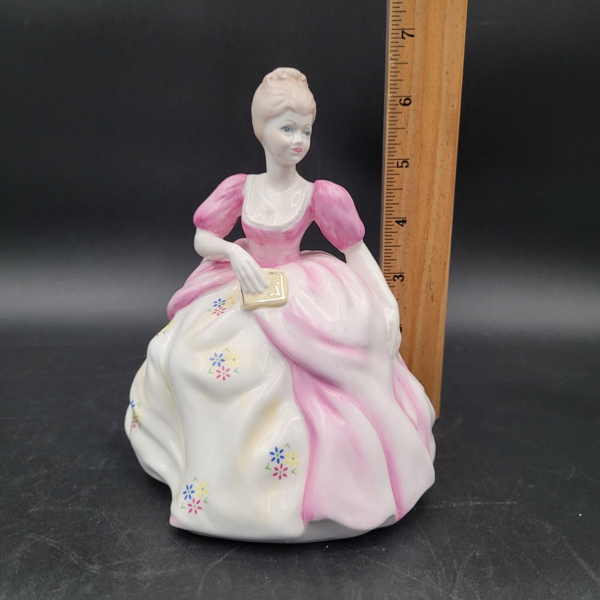 Vintage Coalport Bone China Hand Painted Ceramic Figurine Ladies