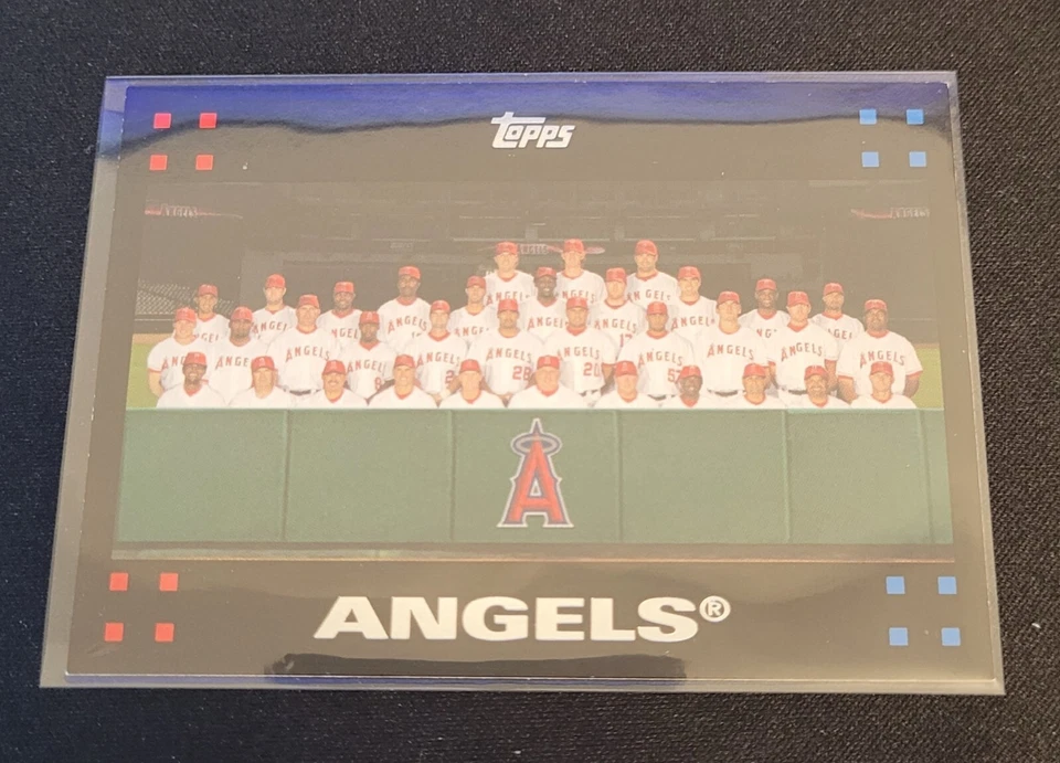 All 2007 Topps LA Angels from Series 1 - Team Lot of all 18 Angels Cards - Image 2 of 4