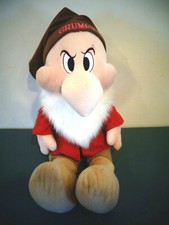 DISNEY STORE HUGE 26"-30" GRUMPY SNOW WHITE  THE SEVEN DWARFS PLUSH JUMBO LARGE