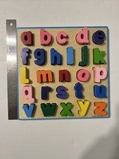 Bigjigs Toys Chunky Wooden Alphabet Puzzle Educational Letters Jigsaw Learn