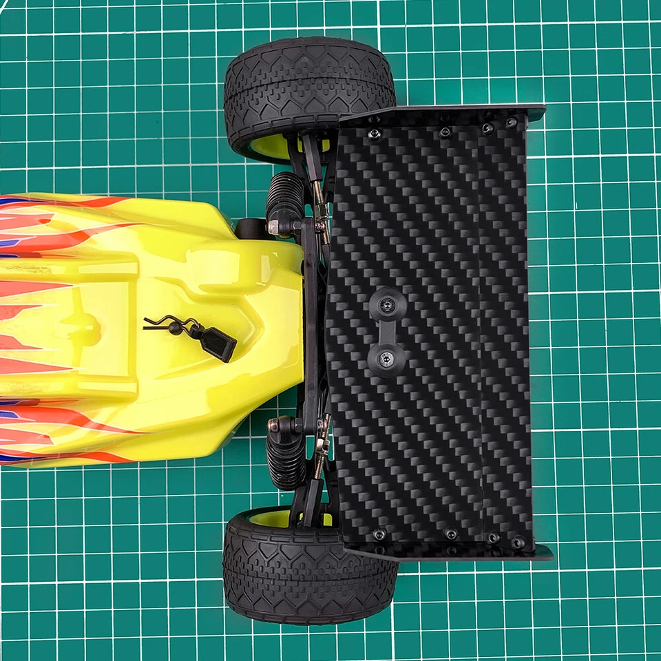 AXSPEED Upgrade Kohlefaser Heckspoiler für Losi Mini-B 2.0 RC 1/16 Buggy Neu - Bild 2 von 4