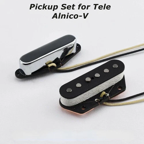 Alnico 5 TL Guitar Pickup Set Single Coil Neck + Bridge for TL Guitar