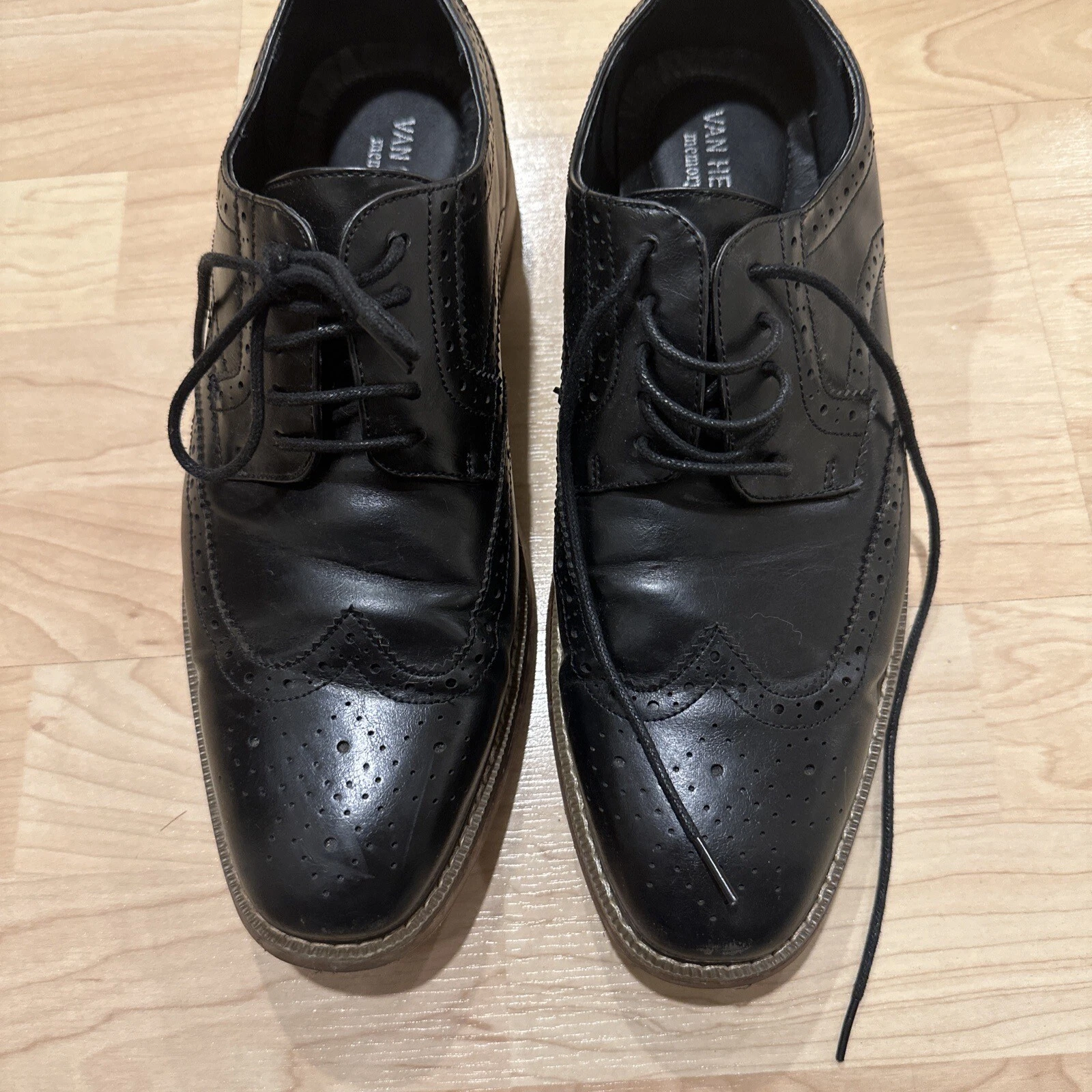 VANS Scarpe eleganti Oxford nere da uomo Van Heu George taglia 9M memory foam