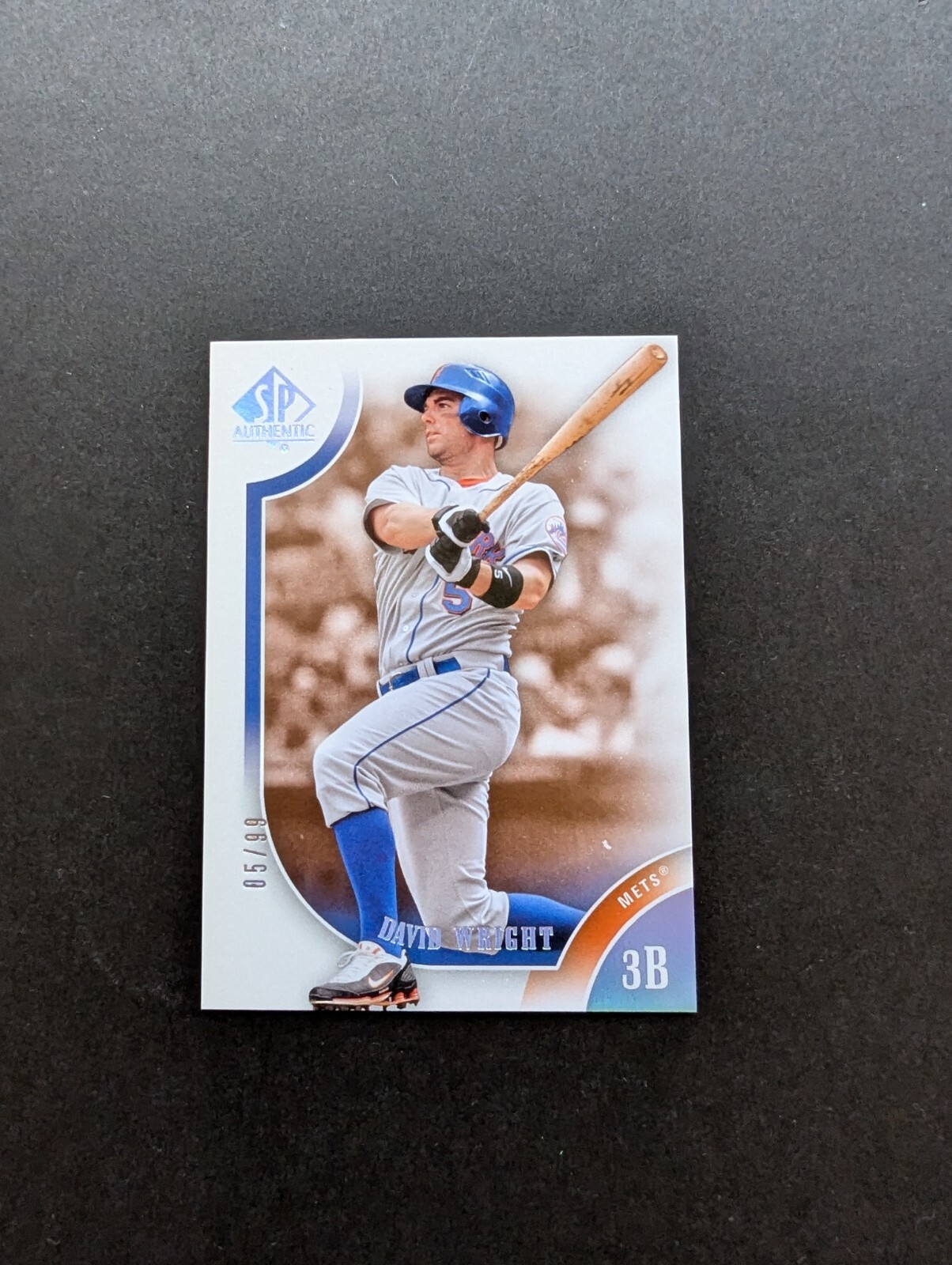 2009 SP Authentic - #98 David Wright Silver Parallel /99