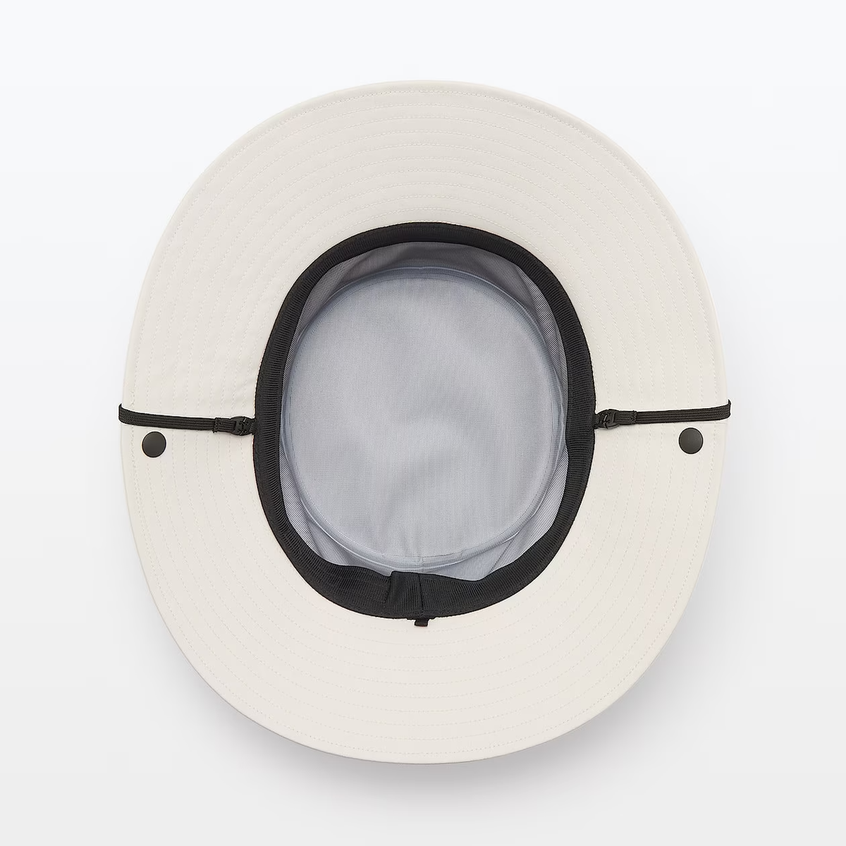 MUJI UV Resistant Water Resistant Safari Hat Unisex Ivory FedEx