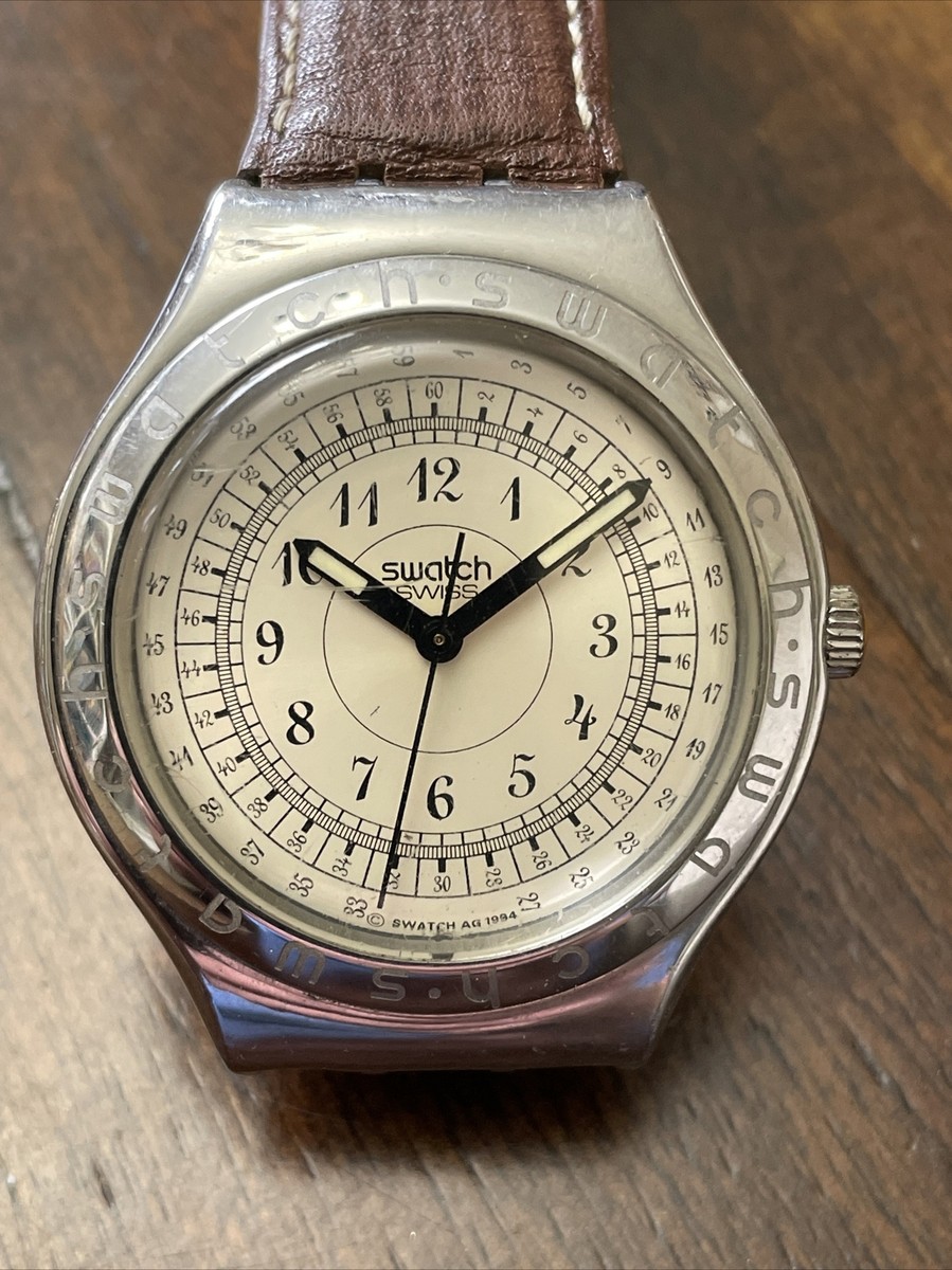 Swatch Ag 1994 Stainless Steel Track Dial | eBay Swatch Ag 1994 Stainless Steel Track Dial | eBay