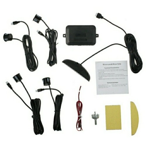 Kit 4 Sensori Parcheggio Acustici DISPLAY LED Centralina Auto Camper SUV Furgone - Foto 10 di 12