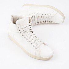 Tom Ford 'Russell' White Calf Leather High-Top Sneaker US 10 UK 9T Shoes 1100