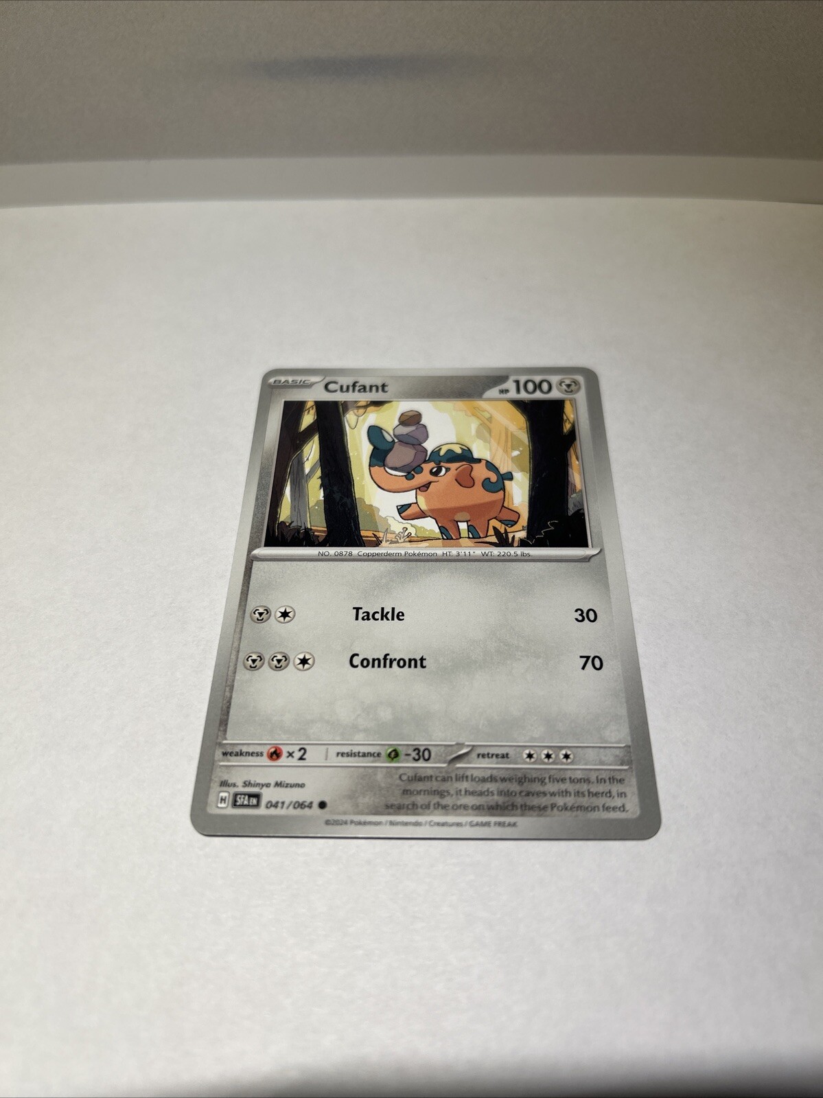 Cufant 041/064 Sv: Shrouded Fable Regular Near Mint Pokémon Card
