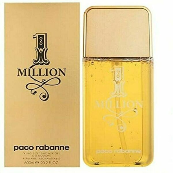Paco Rabanne 1 Million Shower Gel 20.3 oz 600 ml, JUMBO SHOWER GEL