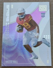 2022 Chronicles Status Draft Picks #18 Breece Hall RC Iowa State Card