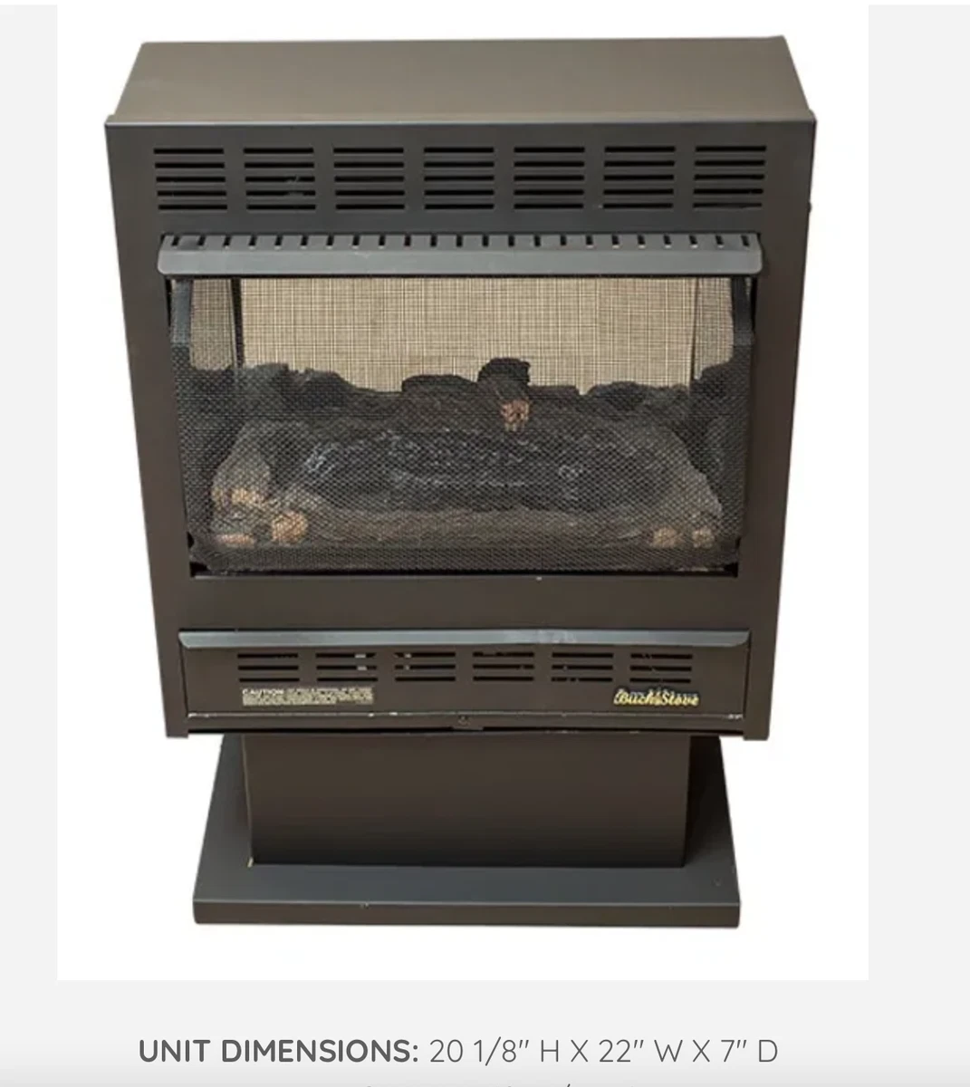 Buck Stove Model 1127 Vent free Gas Stove Propane NV C11272LP Free Standing  | eBay