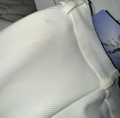 TuffRider Children's Ribb Knee Patch Breeches Off white Kid Size 10 NWT - Picture 6 of 11