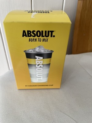 RARE ITEM-BNIB Absolut Hunii Vodka Latest Edition Colour Change Tumbler