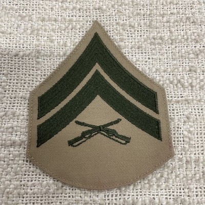 United States Marine Corps (USMC) Corporal (E-4) Chevron Patch