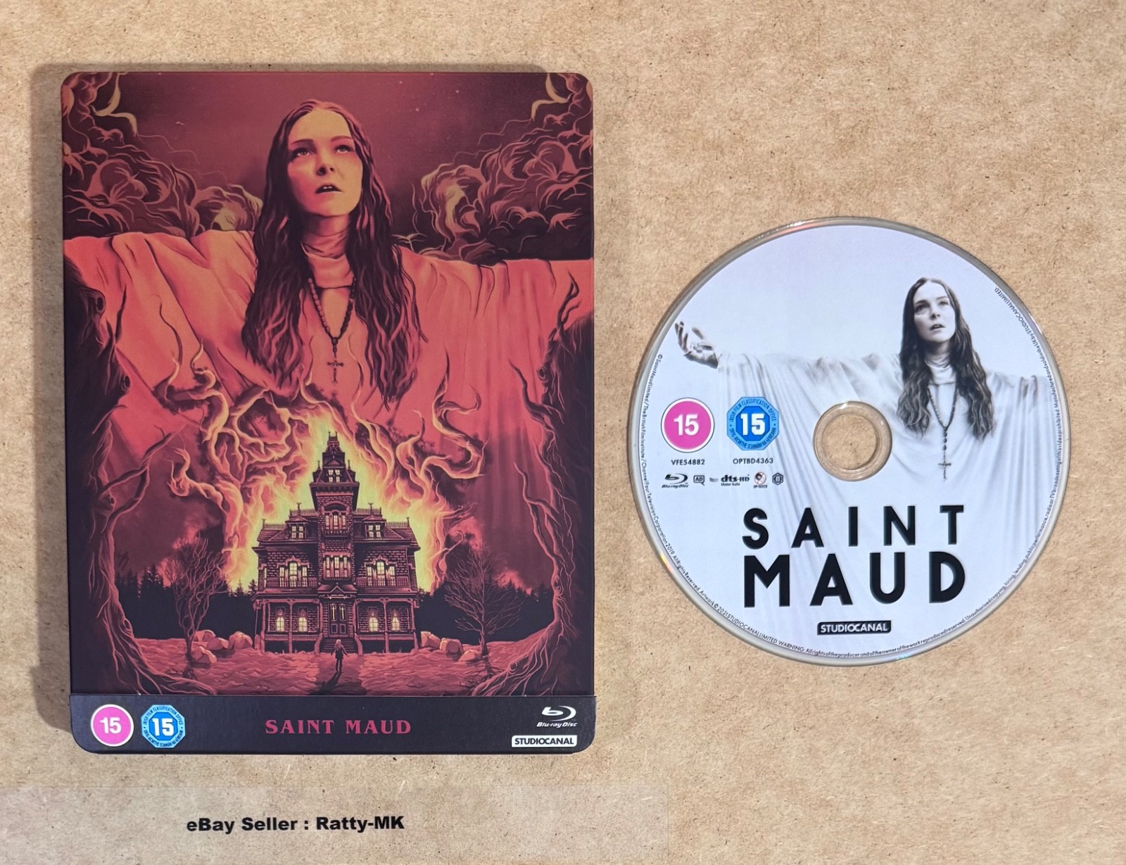 SAINT MAUD - UK EXCLUSIVE BLU RAY STEELBOOK (READ)