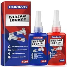 Thread Lock, Medium and High Strength, for Nuts, Bolts, Fasteners and Metals, Ag