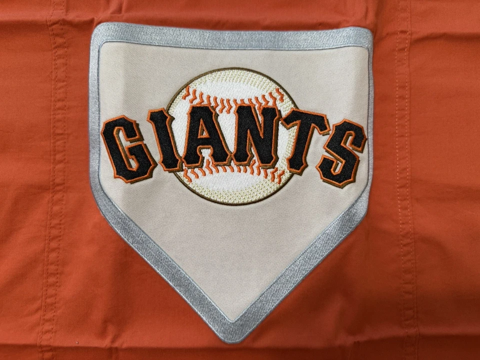 PB Teen Sham MLB Giants San Francisco Baseball Standard Pillow Orange 20x26 NEW - Image 2 of 4