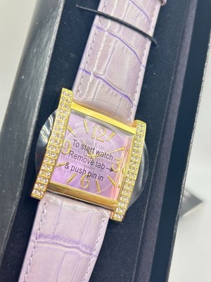 Joan Rivers ?/Vintage Classic purple leather Watch, never out of box il_1080xN.6656042641_179j.jpg main image 3