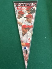 2011 Philadelphia Phillies Pennant Flag Aces Wild Halladay Hamels Lee Oswalt MLB