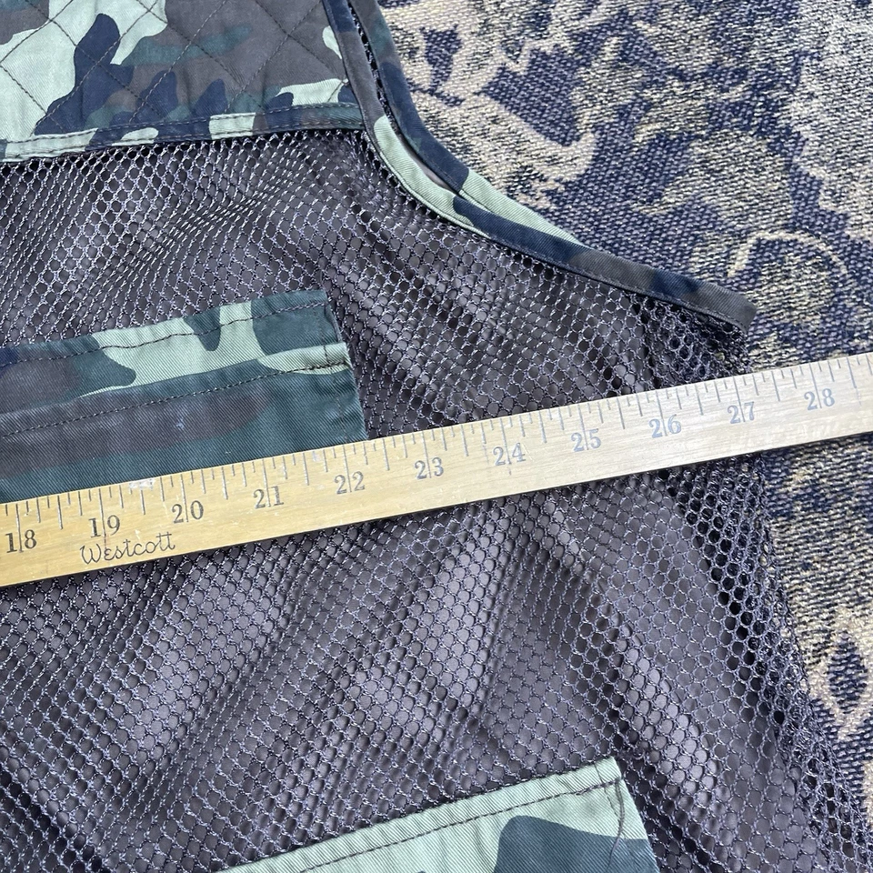 Northwest Territory Hunting Camo Vest Men's XXL Shotgun Shell Holder Pockets Zip - Image 4 of 4