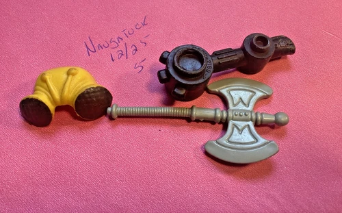 Vintage 1980's MOTU He-Man action figure accessories