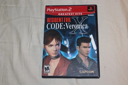 Resident Evil Code: Veronica X (Sony PlayStation 2, 2001) PS2 COMPLETE