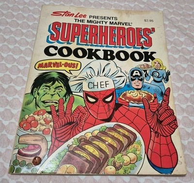 Stan Lee Presents The Mighty Marvel Superheroes Cookbook 1st Edition Comic Book