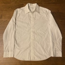 Bottega Veneta Italy Embroidered White Pin St...