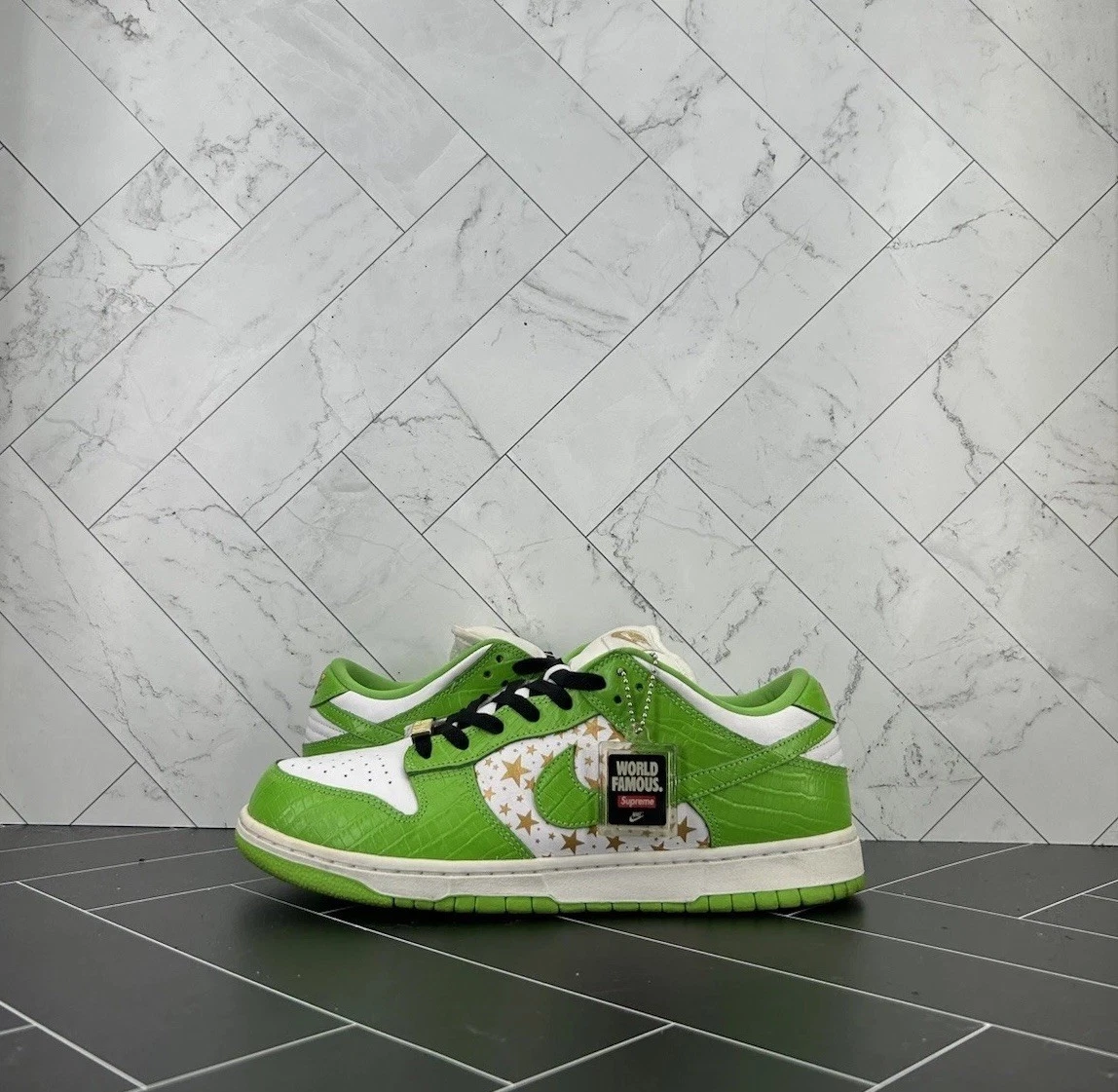 Nike Supreme x Dunk OG SB QS Low Mean Green for sale
