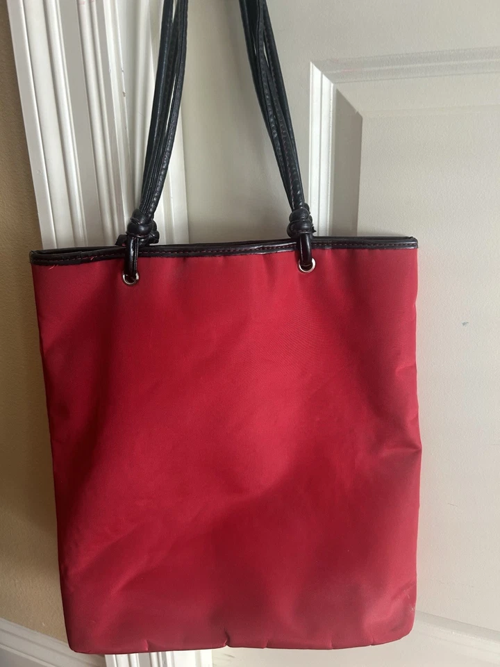 Ed Hardy Red Tote Bag With Straps - Image 2 of 4