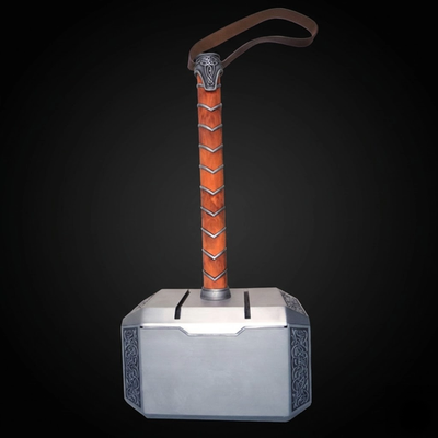 Replica Metal Mjolnir Thor Solid Adult Hammer Collectible Full