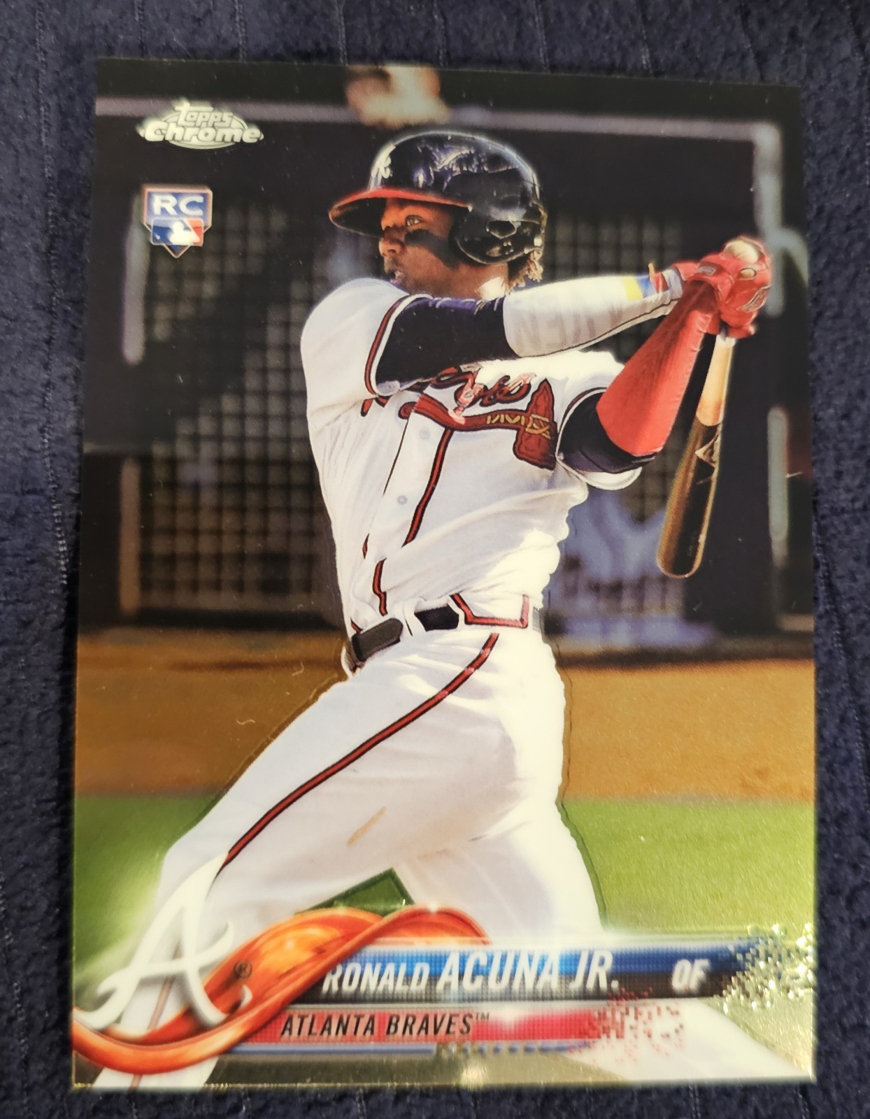 2018 Topps Chrome Ronald Acuna Jr #193 RC