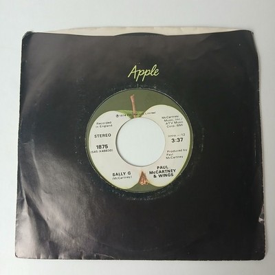 Paul McCartney & Wings   Junior's Farm / Sally G 45 rpm record