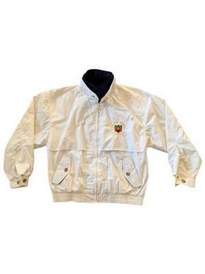Vintage 90 s Beaver Creek Colorado Gear For Sports Jacket Full Zip White M GUC